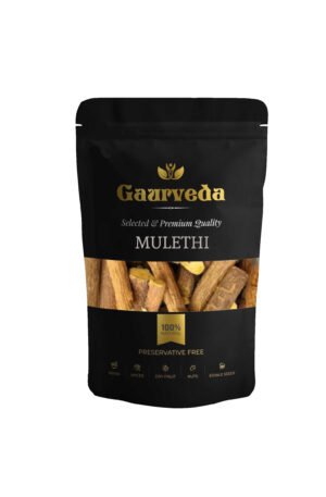 Gaurveda Mulethi Sticks for Eating - Yashtimadhu - Selected - Quality - Mulathi Spl - Jeshthamadha - Licorice Root - Glycyrrhiza