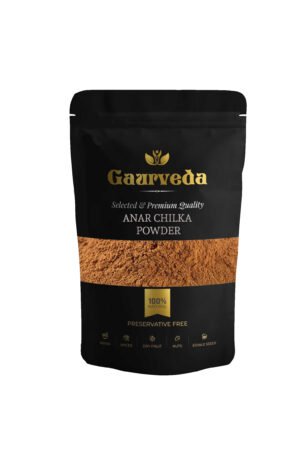 GAURVEDA Anar Chilka Powder - Nashpal Powder - Naspal Powder - Punica Granatum Peel Powder - Pomegranate Peel Powder- Pure & Natural